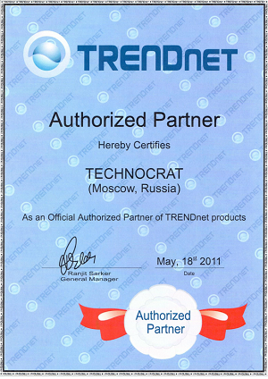 TRENDnet Authorized Partner 2011